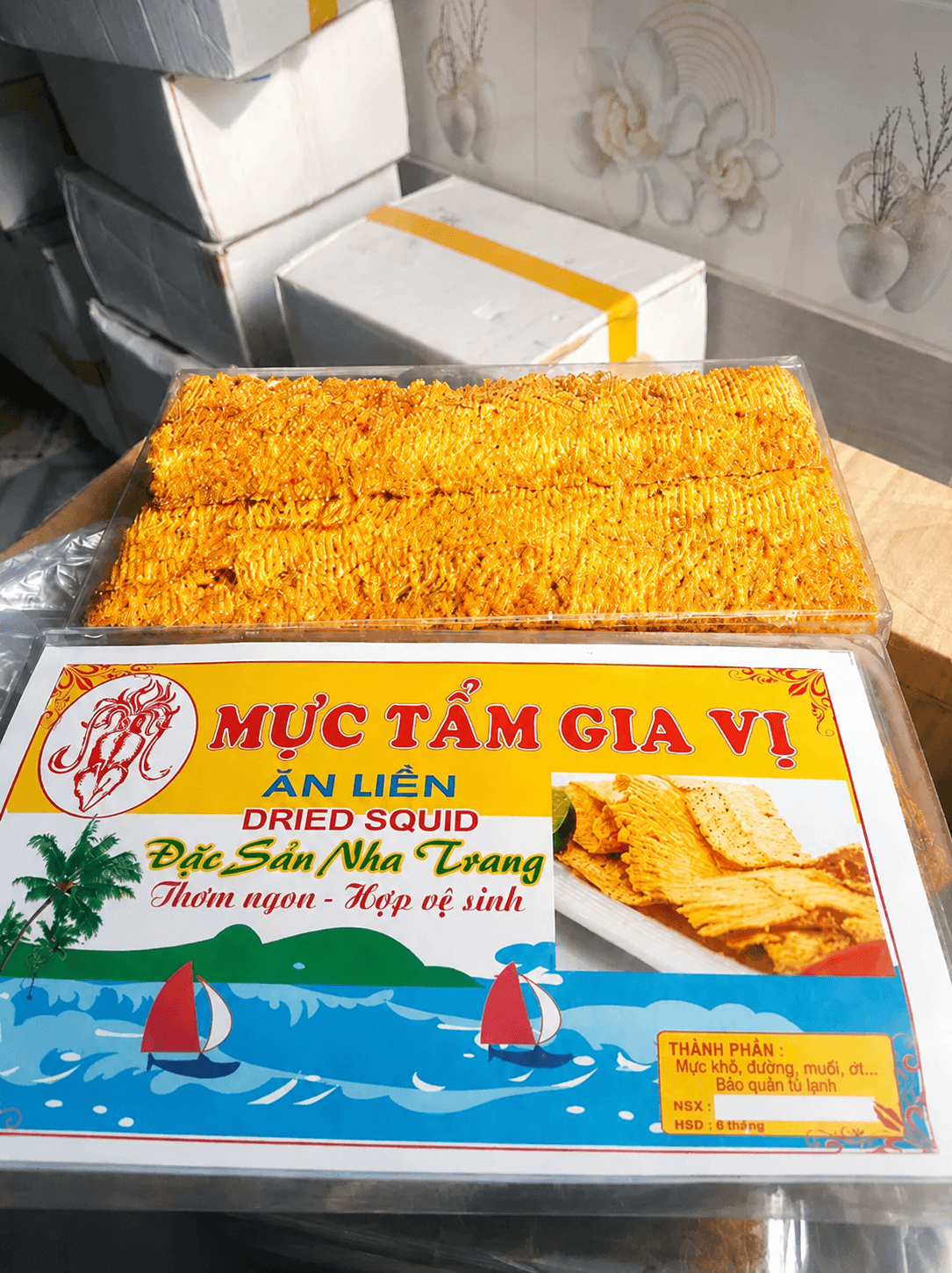 Mực tẩm gù loại 1 - hải sản Nha Trang TaTa